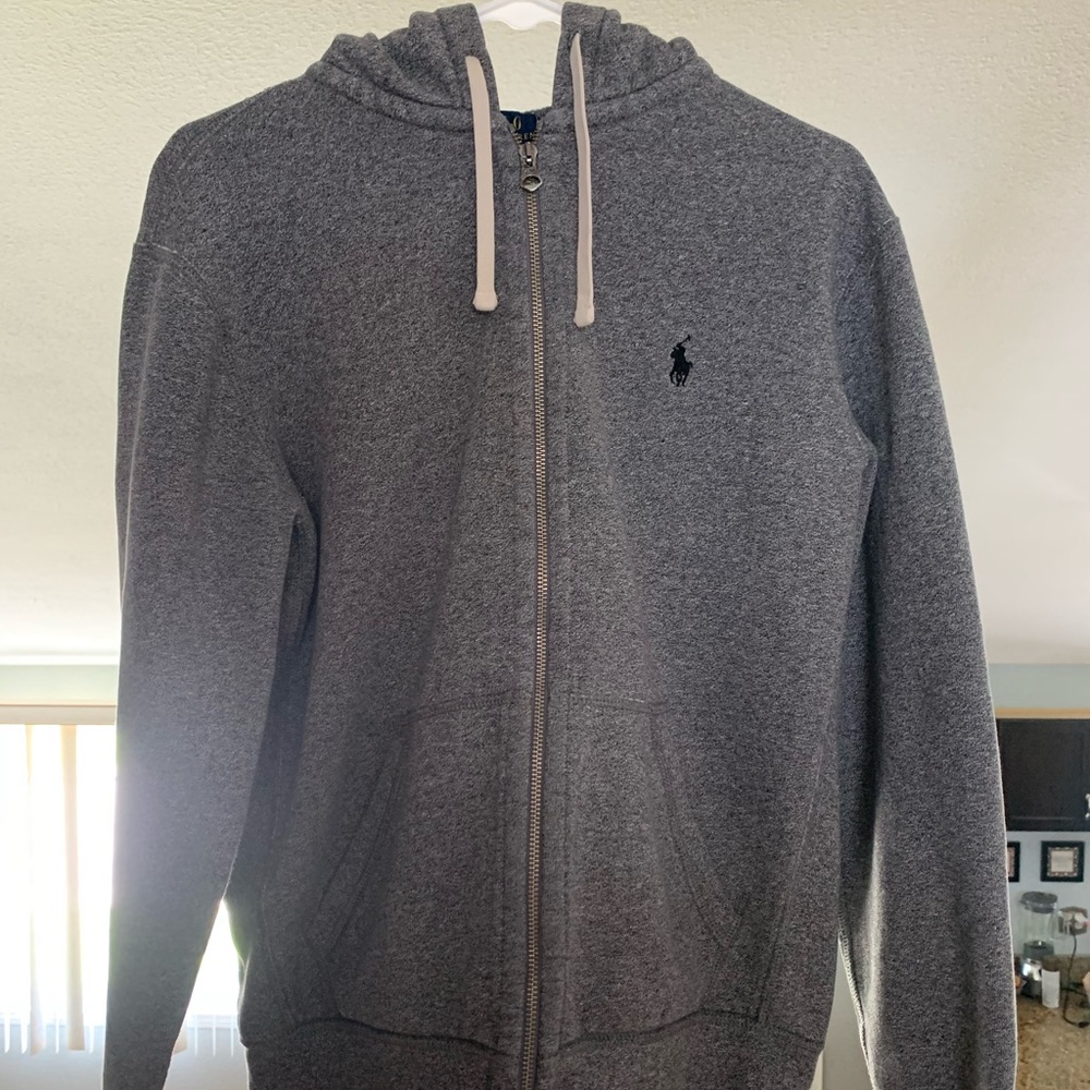 Gray Polo Ralph Lauren Hoodie